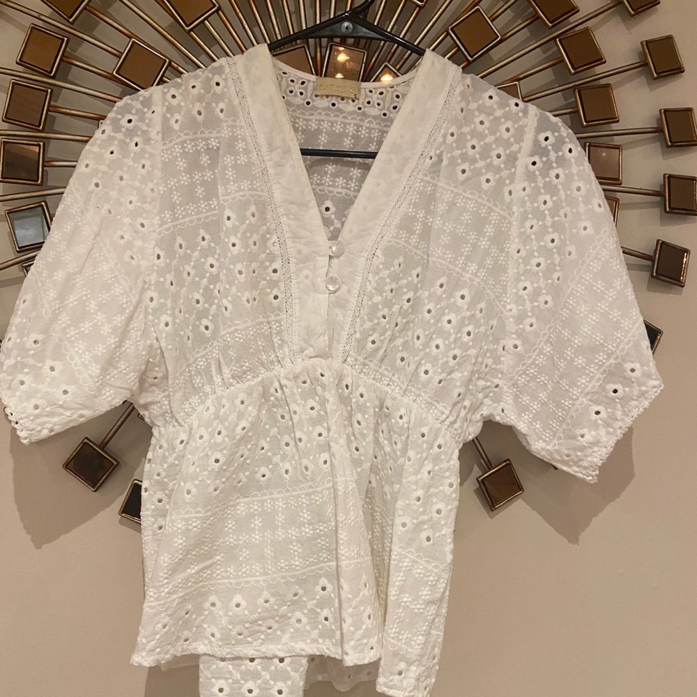White blouse Size medium